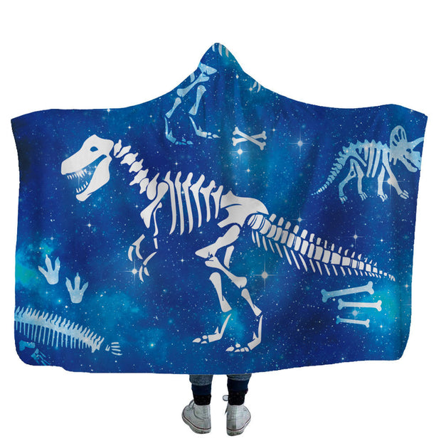 Home children shark tortoise crab hooded blanket