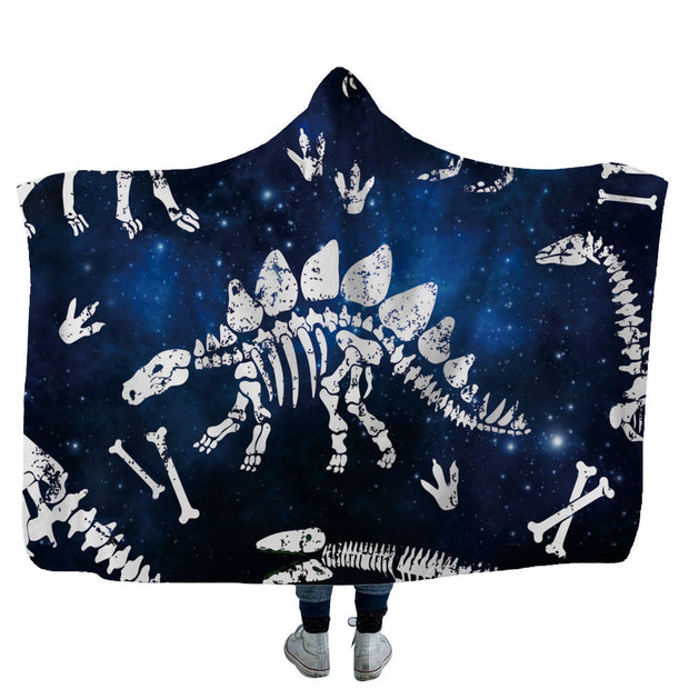 Home children shark tortoise crab hooded blanket