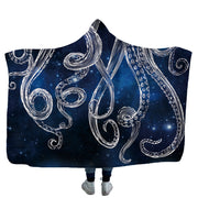 Home children shark tortoise crab hooded blanket