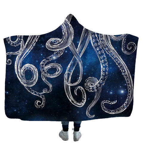 Home children shark tortoise crab hooded blanket