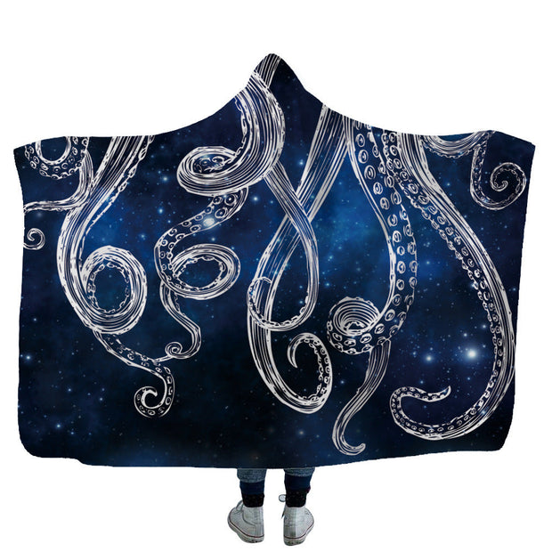 Home children shark tortoise crab hooded blanket