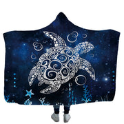 Home children shark tortoise crab hooded blanket