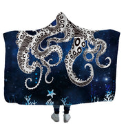 Home children shark tortoise crab hooded blanket