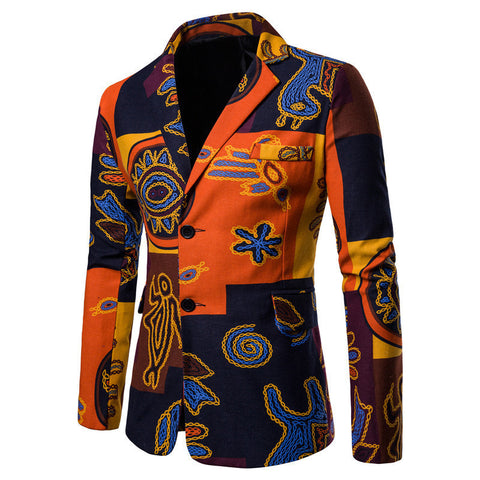An African Man\'s Plus Size Suit Jacket