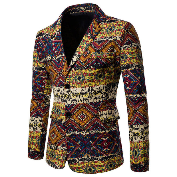 An African Man\'s Plus Size Suit Jacket