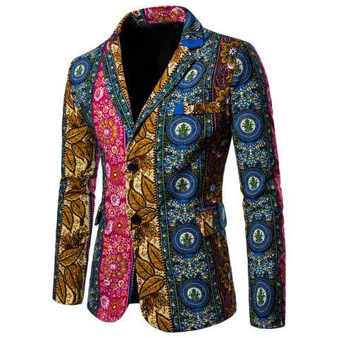 An African Man\'s Plus Size Suit Jacket