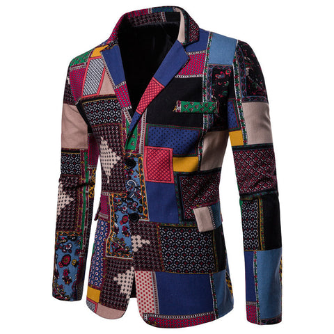 An African Man\'s Plus Size Suit Jacket