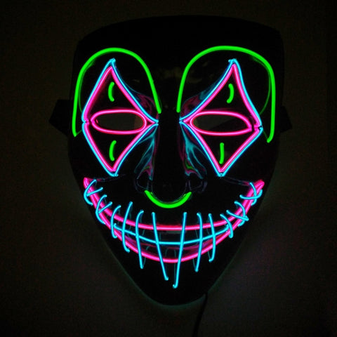 halloween led glowing mask