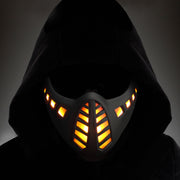 halloween carnival led half face mask