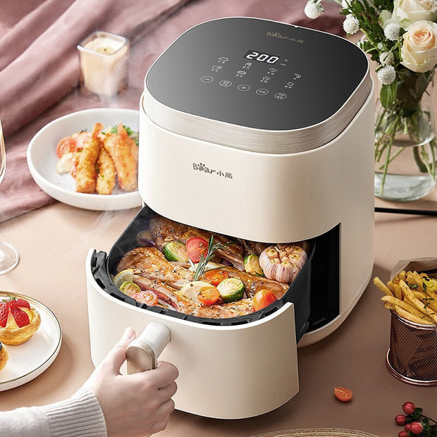 5L Microcomputer Touch Control Micro Steam Fries Electric Fryer