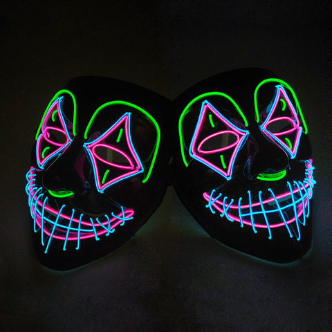 halloween led glowing mask
