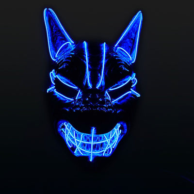 halloween led full face luminous mask