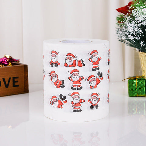 christmas toilet roll paper home santa claus bath