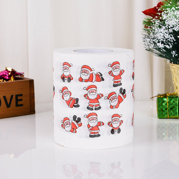 christmas toilet roll paper home santa claus bath