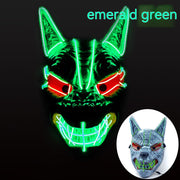 halloween led full face luminous mask