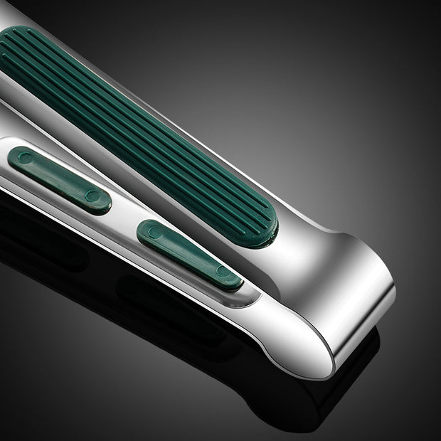 304 Stainless Steel Kitchen Silicone Anti-skid Barbecue Food Clip