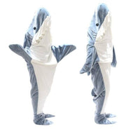 cartoon shark sleeping bag pajamas