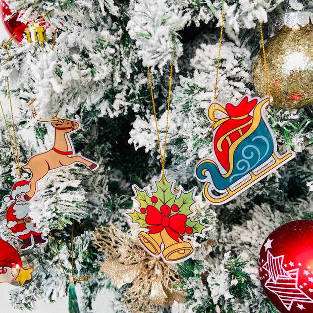 christmas decor car pendant hanging ornament