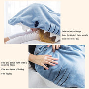 shark blanket super soft cozy flannel boys girls cosplay costume slee