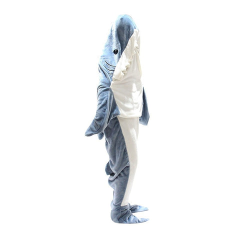 shark blanket super soft hooded sleeping bag