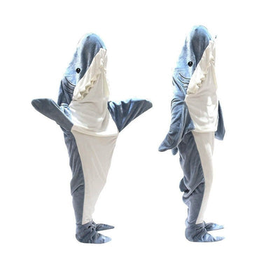 shark blanket super soft hooded sleeping bag