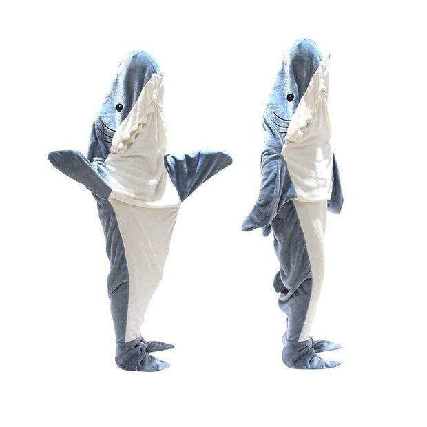 shark blanket super soft hooded sleeping bag