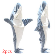 cartoon shark sleeping bag pajamas
