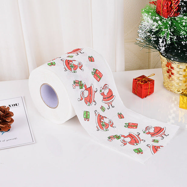 christmas toilet roll paper home santa claus bath
