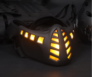 halloween carnival led half face mask