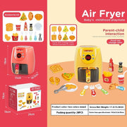 Air Fryer Simulation Kitchenware Kitchen Food Color Changeable Play House