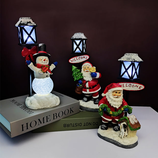 christmas snowman night light decoration christmas gifts crafts