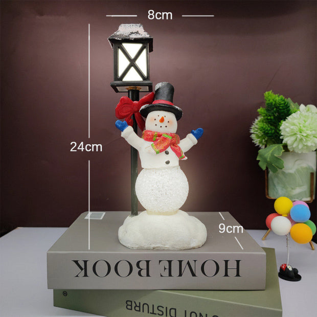 christmas snowman night light decoration christmas gifts crafts